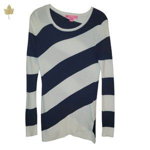 Lilly Pulitzer | Cadee Striped Sweater | True Navy | Medium